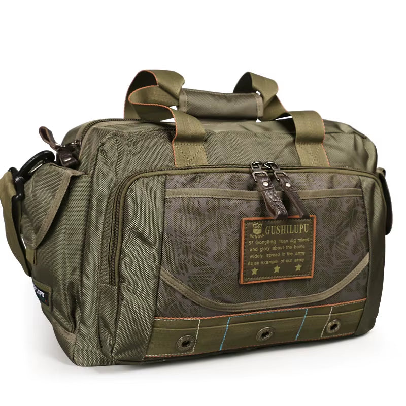 Men Camouflage Outdoors Travel Bag Portable Oxford Cloth Waterproof Shoulder Leisure Bags