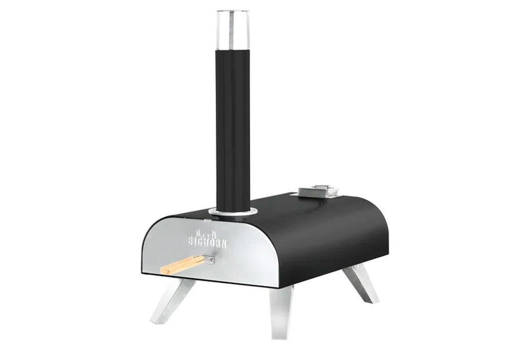 Stainless Steel Countertop Wood Burning Pizza Oven