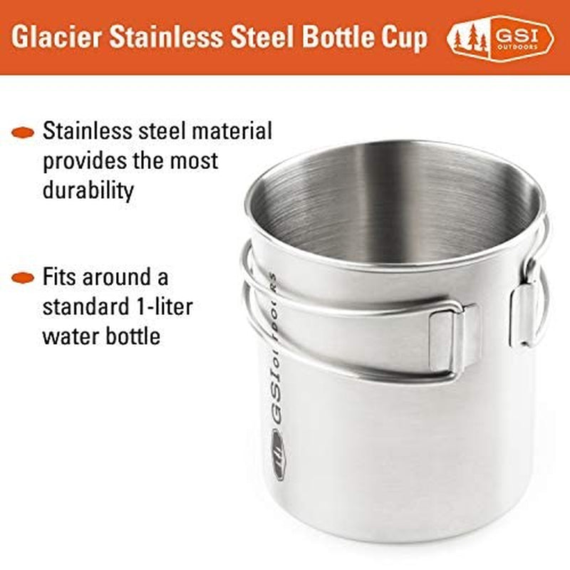 GSI Outdoors - Glacier Stainless Bottle Pot 24 Oz (68215)