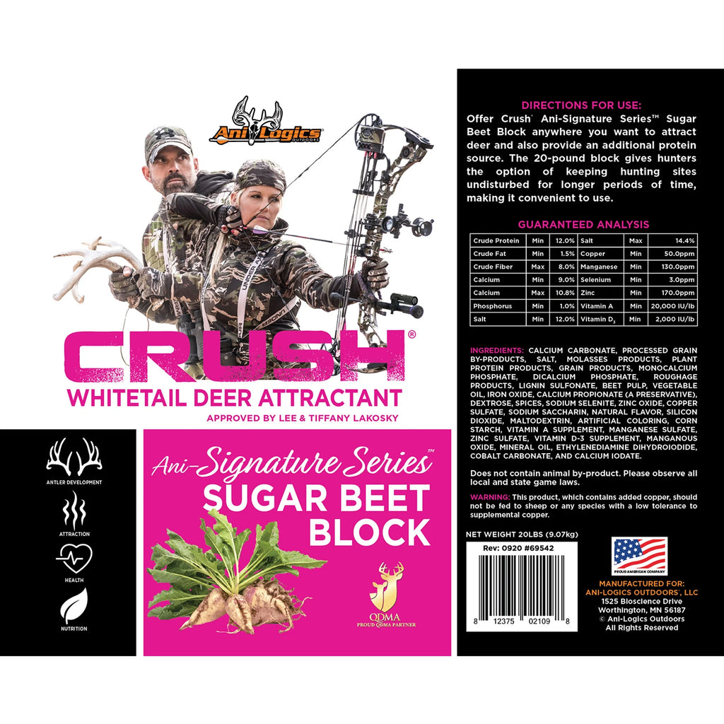 Crush Sugar Beet 20 Lb Block