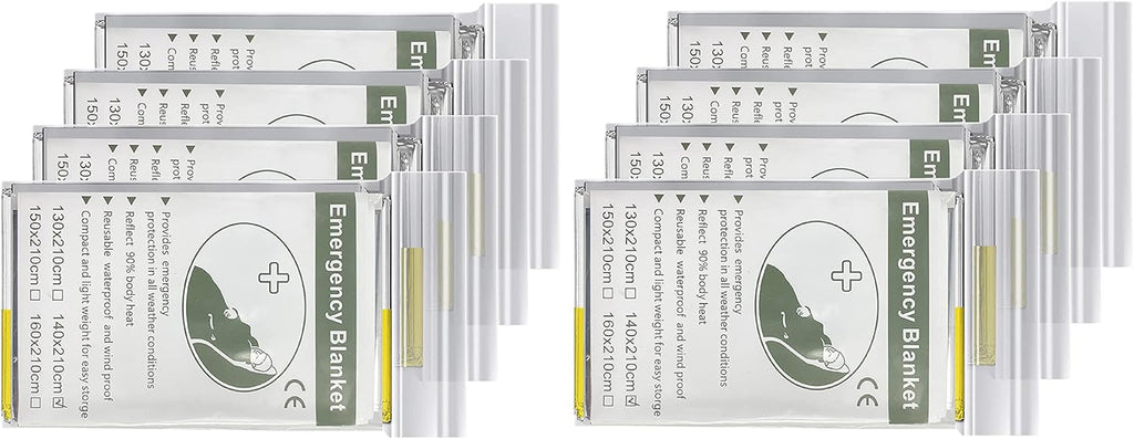 Safe Emergency Mylar Thermal Blankets for Outdoors,Survinal,First Aid,Picnic,Tent ,Marathons