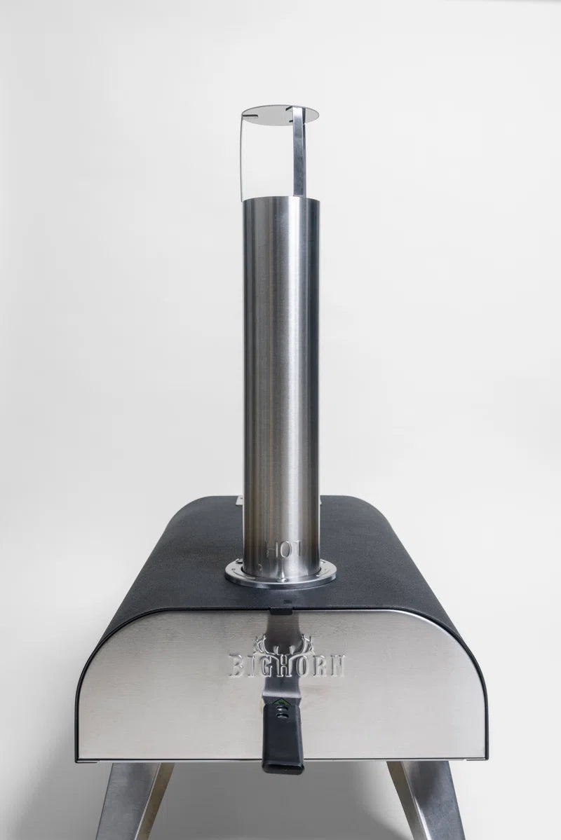 Stainless Steel Countertop Wood Burning Pizza Oven