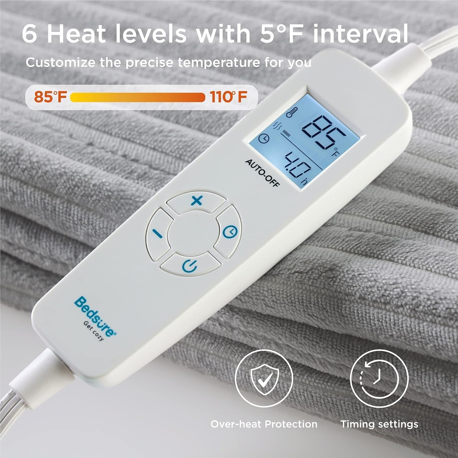 Full Weighted Heating Pad for Back Pain & Cramps Relief