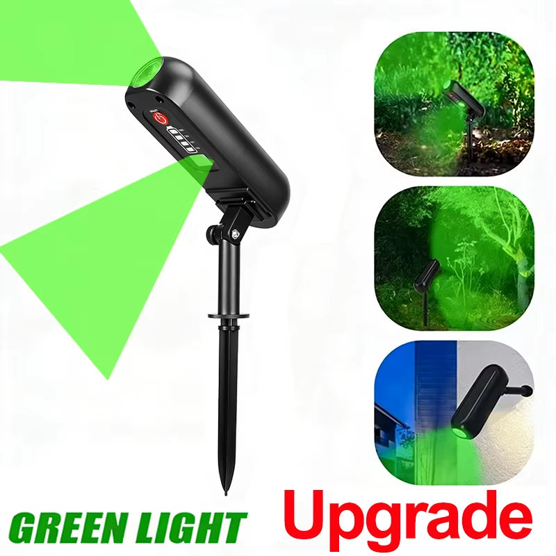 1/2PCS Solar LED Light Outdoor Solar Wall Light IP65 Green/Warm Garden Light Solar Spotlights Solar Uplights,Trees Pathway Yard