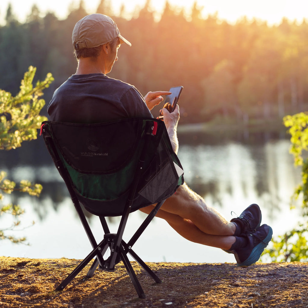 Outdoors Camping Chair - Lightweight Backpacking Chair, Green