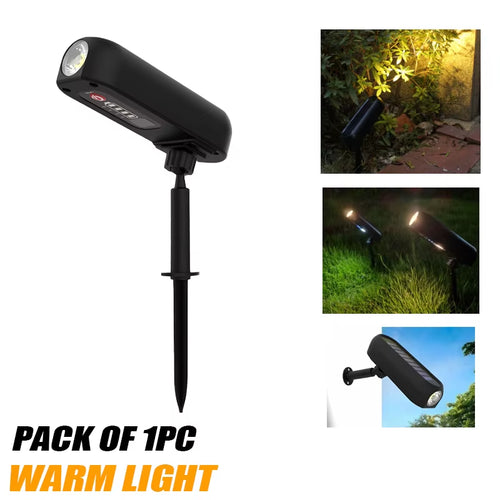 1/2PCS Solar LED Light Outdoor Solar Wall Light IP65 Green/Warm Garden Light Solar Spotlights Solar Uplights,Trees Pathway Yard