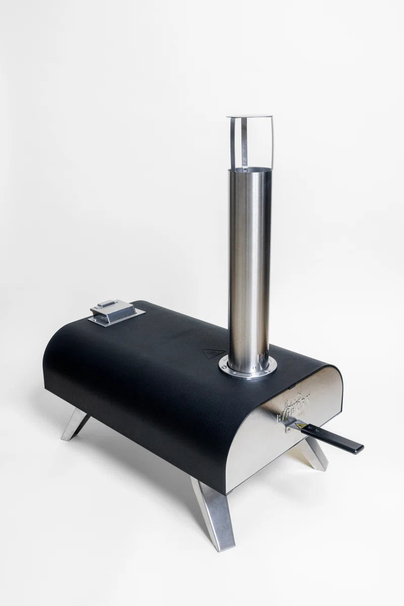 Stainless Steel Countertop Wood Burning Pizza Oven