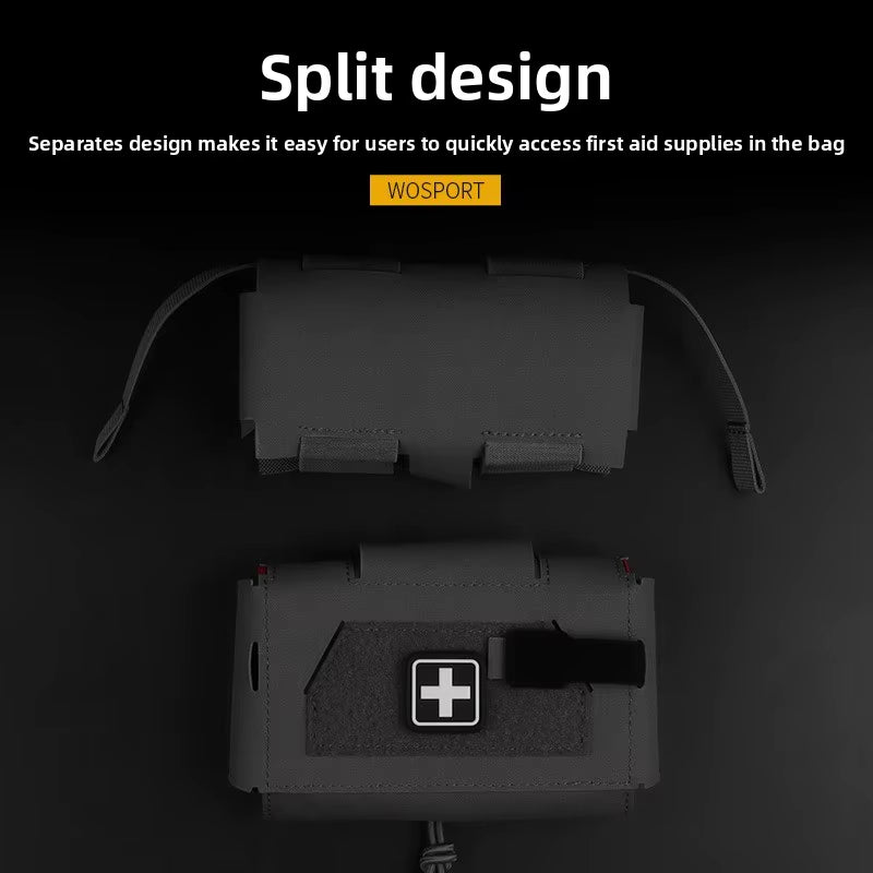 Compact Trauma Kit Tactical IFAK Medical First Aid Pouch Outdoors Hunting Camping Patrol Survival Equipment