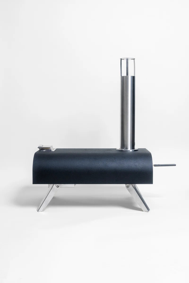 Stainless Steel Countertop Wood Burning Pizza Oven