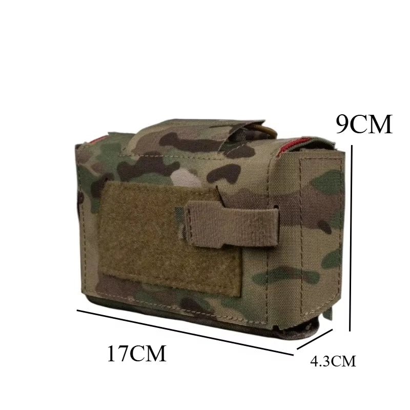 Compact Trauma Kit Tactical IFAK Medical First Aid Pouch Outdoors Hunting Camping Patrol Survival Equipment